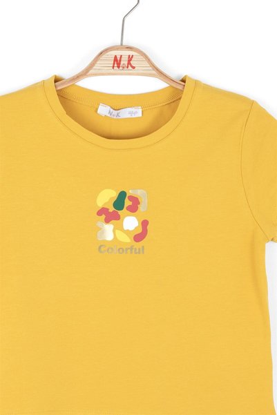 nk kids Tricou colorat galben 36439