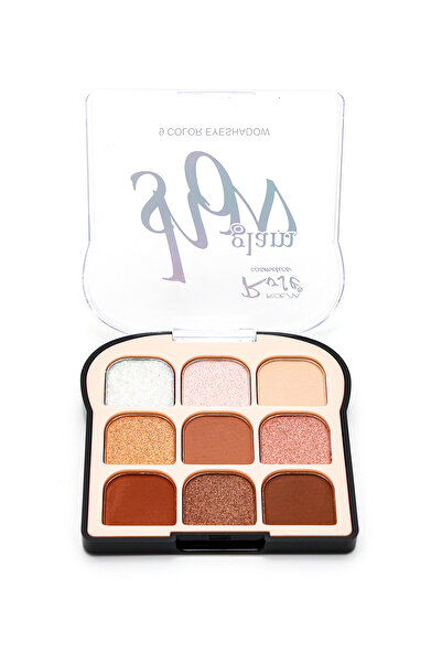 Roesıa Rose Cosmetics Rose Show Glam 9'lu Göz Farı