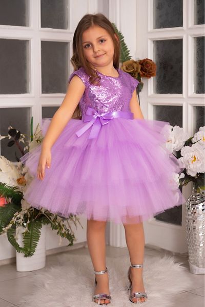 esmacamoda BABY GIRL CHILD GOWN LILA