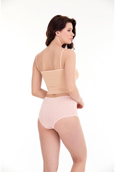 Sensu Kadın 7'li Yüksek Bel Pamuklu Likralı Külot Açık Renkler Ve Desenli