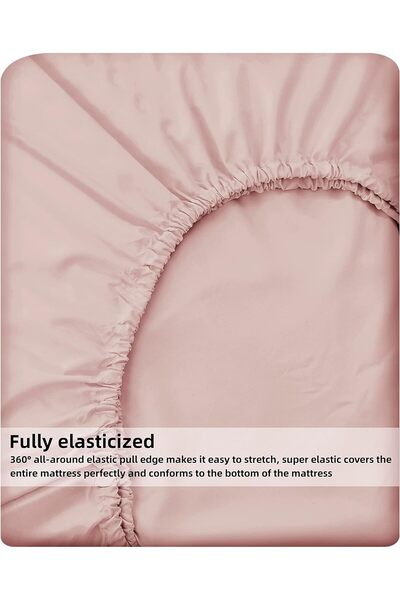 İzgi Concept Ranforce Fitted Sheet Cotton Fitted Sheet + 25CM Depth Size and Color Options Single / Double