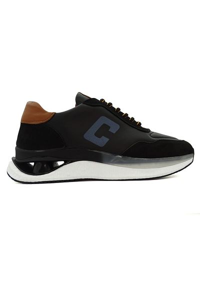 LETAO Men's Inner Outer Genuine Leather Extra Soft Foam Sole Sneaker Shoes
