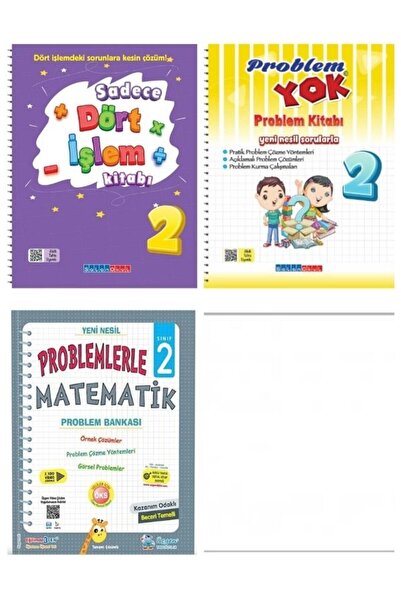 Salan Yayınları Salan 2. Sınıf Sadece Dört İşlem Kitabı + problem yok kitabı ...