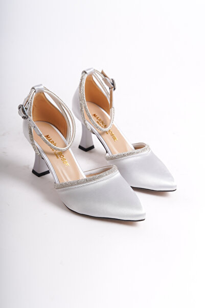 Santamarina Women's Julia Gray Satin Stiletto