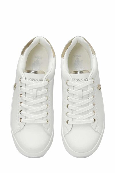 U.S. Polo Assn. U.S Polo Assn. Kadın Sneakers Pelo 4 FX Kadın Sneaker Ayakkabı 101532516Bej