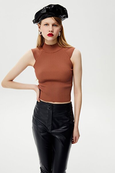 rue Tricotaj cu nervuri bronzate