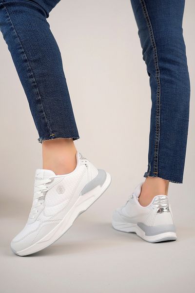 McDark Women's White Snekar Sneakers