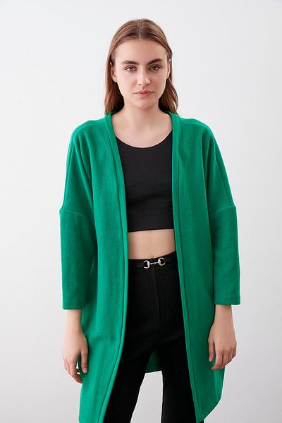 Vitrin Bat Sleeve Knitted Cardigan