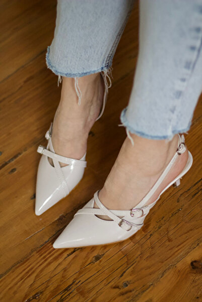 Rainon Store Afra Ten Patent Leather Women's Heeled Shoes