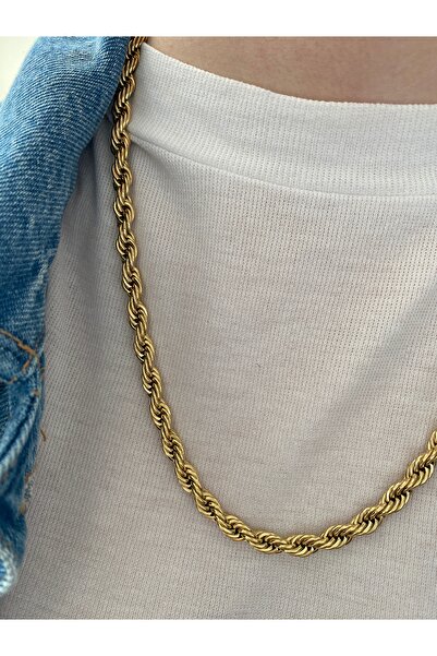 Pinery Jewels قلادة نسائية محبوكة من الفولاذ المقاوم للصدأ مقاومة للتشويه