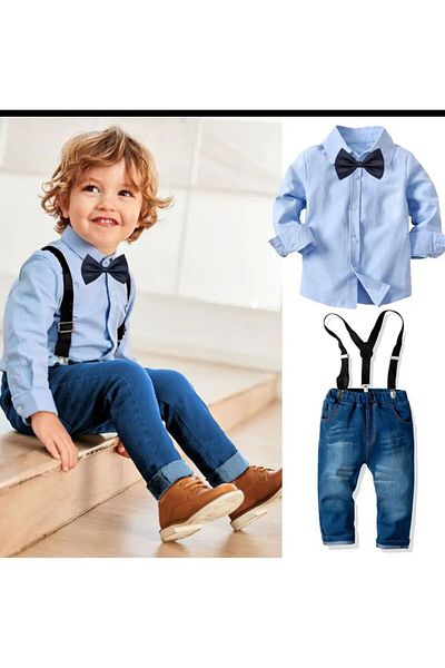 BERFONZO KIDS Costum pentru băiat cu blugi Eid 23 aprilie