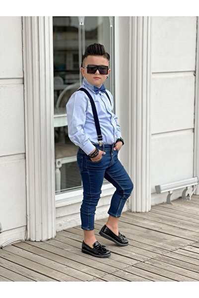 BERFONZO KIDS Boy's Jeans Suit Holiday April 23
