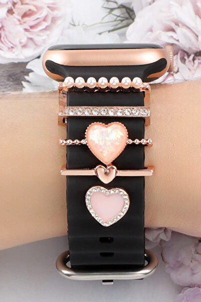 WANNA PROTECT Smart Watch Band Ornament Charm Strap Accessory Compatible with...