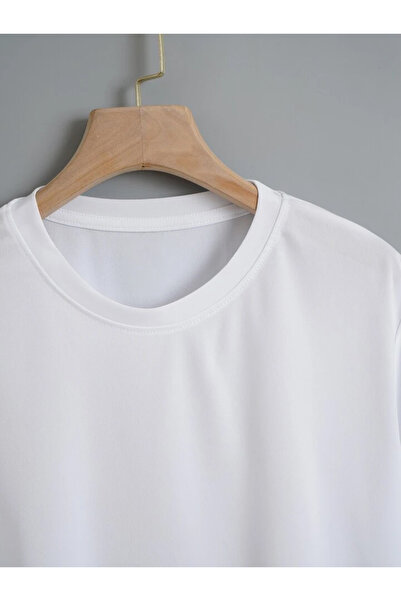 Mad&Calf Γυναικείο T-shirt με στάμπα Skeleton Crew Neck Crop