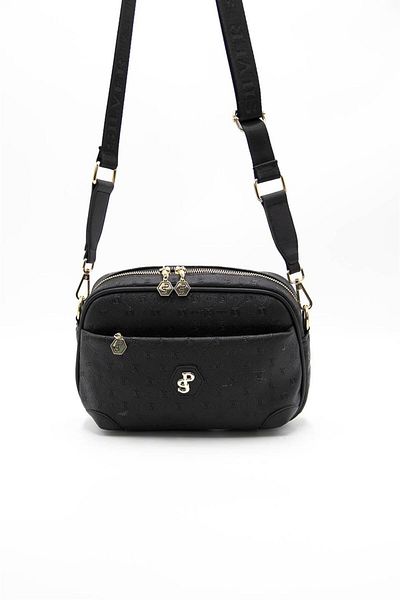 Silver Polo Geantă de damă Silver & Polo Black SP1094