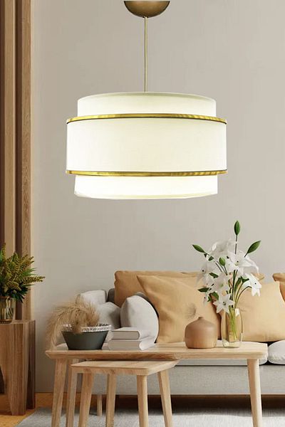 BBY HOME & DESIGN Chandelier, Pendant Lamp, Modern Blanco Model