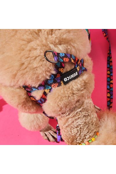 Bunico Dog Chest Collar - Smiley