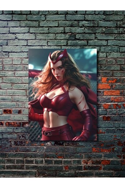 ZNC Wanda Maximoff - Marvel - Dizi, Film ve Karakter Özel Tasarım Poster Seri...