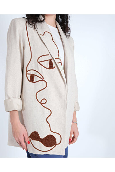 First Angels Naturel Ceket