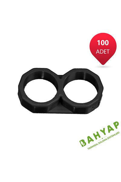 Bahyap Drip Irrigation Glasses End Cap 16mm - 100 Pieces