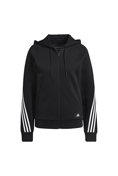 adidas Hanorac de trening cu glugă pentru femei W Fi 3S Fz Reg H57287
