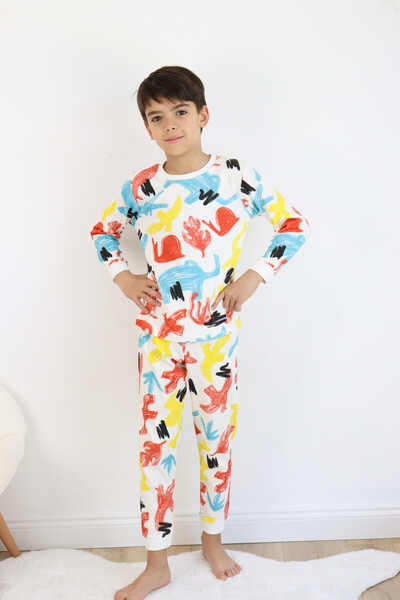 Harika KIDS Σετ πιτζάμες με μακρυμάνικο ύφασμα Interlock για αγόρι