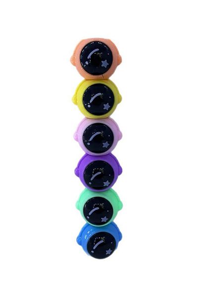 Modellino Set of 6 Astronaut Shaped Highlighter Pens - 1 Piece