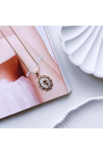 Vesce Atelier Vintage Rose Kolye