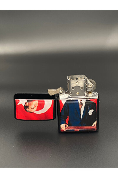 Ersoy Atatürk Baskılı Zippo Model Benzinli Çakmak