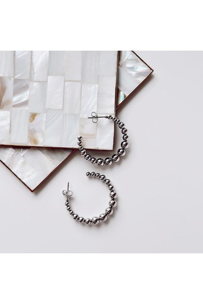 Vesce Atelier حلق من الفولاذ المقاوم للصدأ من Gris Marmol