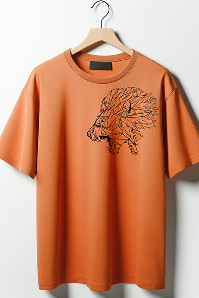 Vordevia Unisex majica sa širokim izrezom i printom lava