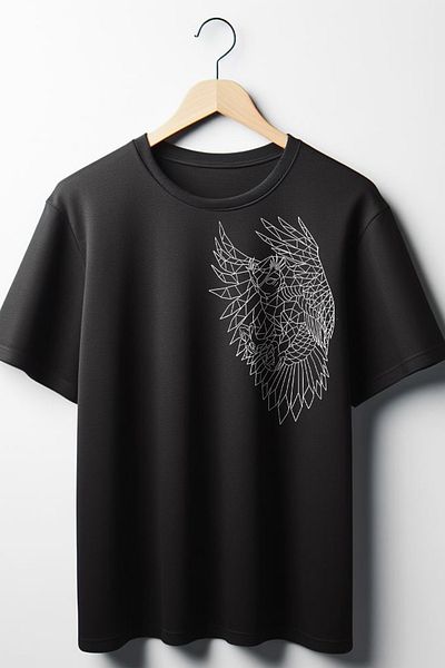 Vordevia Μπλουζάκι Unisex με στάμπα με κουκουβάγια
