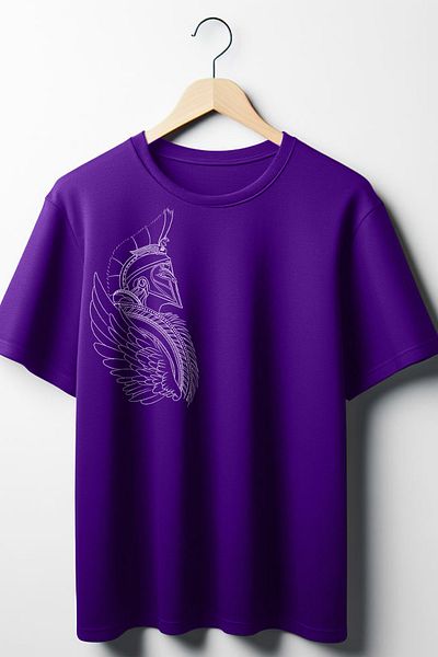 Vordevia Μπλουζάκι Unisex με στάμπα Gladiator Crew Neck Oversize