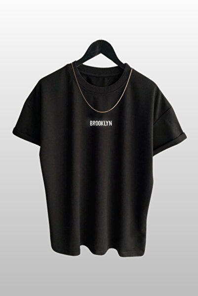 MODAGEN Unisex Brooklyn Printed 3 Pack Orange-Black-Blue T-Shirt