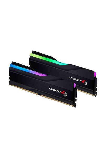 G Skill Gskıll 64gb (2x32gb) Trident Z5 Rgb 6400mhz Cl32 Ddr5 1.4v Black Dual Kit Ram