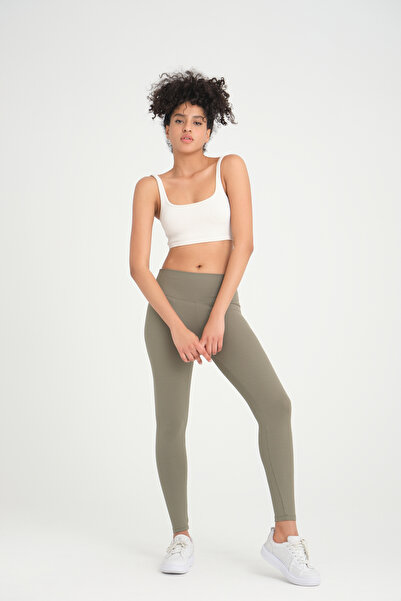 Moda Days Καλσόν με ραβδώσεις με ψηλή μέση