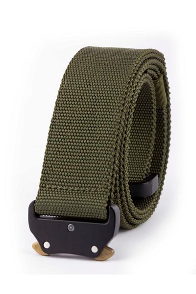 VAV WEAR Outdoor Tactical Belt Durable Polyester Tight Woven Steel Buckle TKTK-KMR02