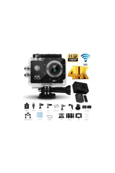 newdaki 4K WIFI Ultra HD Ful Aparatlı Aksiyon Kamera Kumandalı