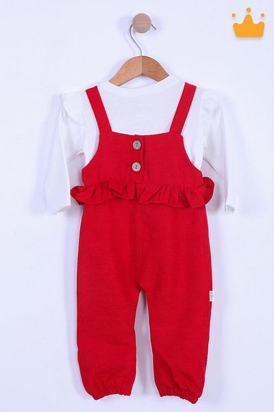Babyhola Holiday Baby Girl Child Salopet Badi Suit 2338