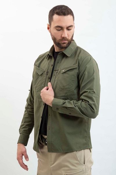 VAV WEAR Мъжка тактическа памучна риза за дейности на открито TACTEC03