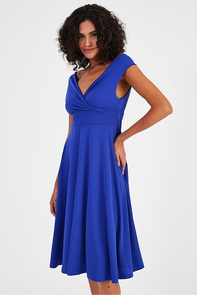 ALEXANDERGARDI Rochie fără mâneci cu guler dublu (B24-00198)