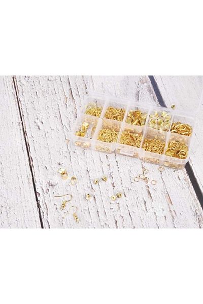 yiğit aksesuar Gold Jewelry Making Set Jewelry Making Supplies