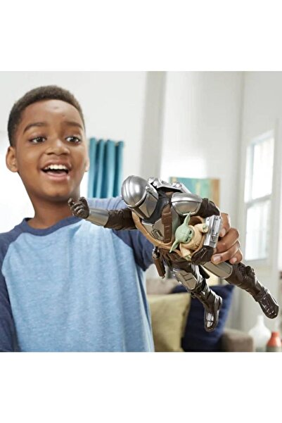 mattel Star Wars Galactic Action Mandalorian and Grogu Figür Seti