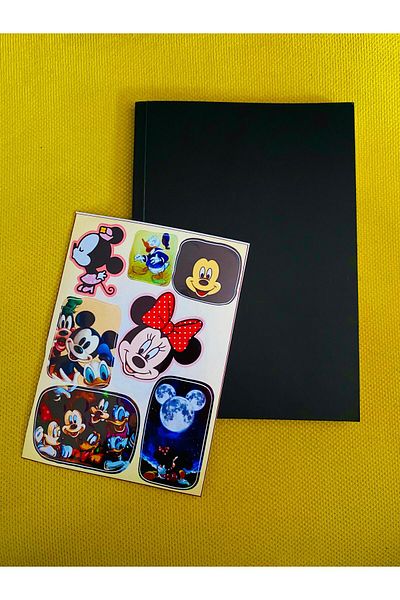 icase Autocolant și blocnotes Micky Mouse Minnie - Set de activități