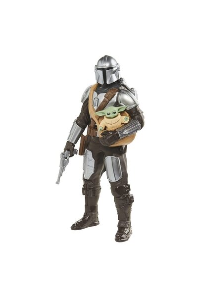 mattel Star Wars Galactic Action Mandalorian and Grogu Figür Seti