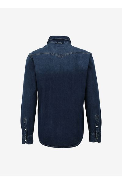 Lee Cooper Slim Fit Men's Denim Shirt 242 LCM141003 WOLKER MELORA DB MID