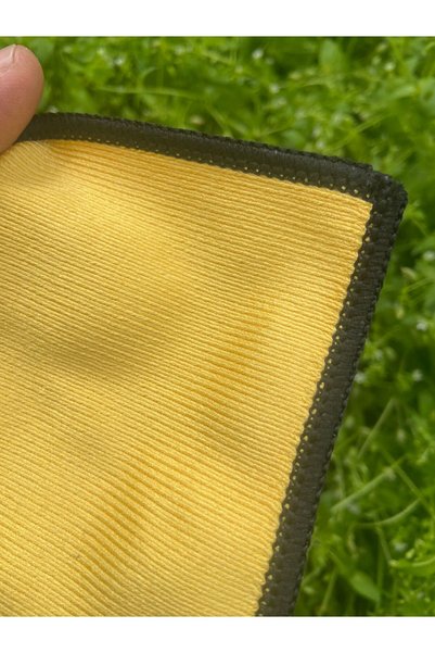 Alsamkapsam Cam Ve Ayna Bezi Mikrofiber Genel Temizlik Bezi Ekstra Kalın 40*40 Cm SARI