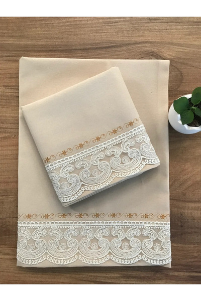 Modares Store Jotem Picolu Double Pillow Case Cappucino 50 X 70