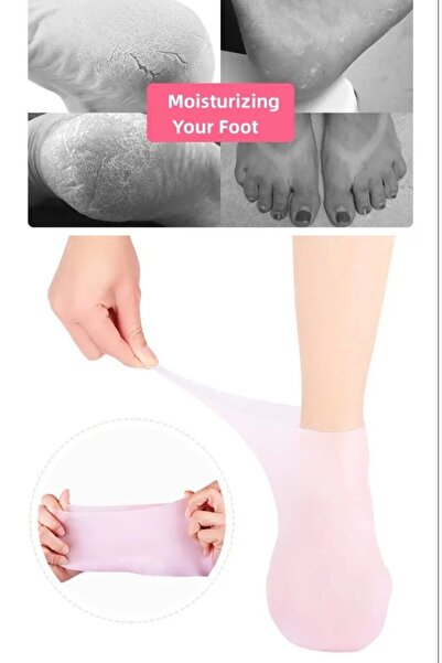 mucit home İçine krem konulan Ayak bakım ve Çatlak onarım çorabı