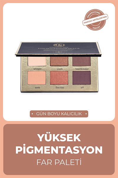 Cocosh She 6-Piece Nude Matte Eyeshadow Palette - High Pigmentation, Non-Lumping and Easy Dispersion